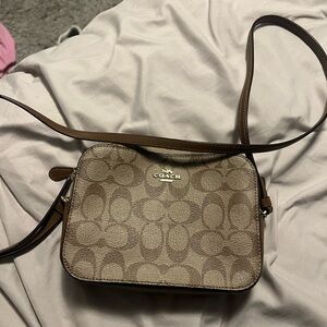 Coach Signature Brown Crossbody Bag